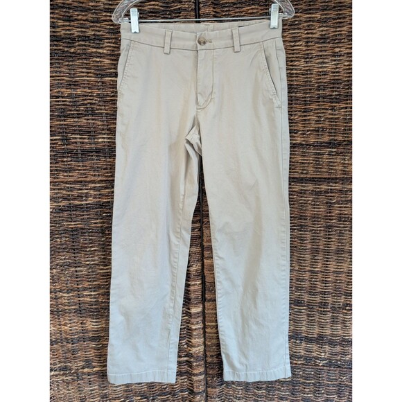 Vineyard Vines Breaker Pants Flat Stretch Chino Men's 28 x 30 Beige Tan Khaki - Picture 1 of 7
